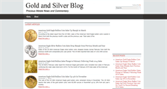 Desktop Screenshot of goldandsilverblog.com